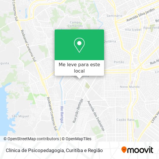 Clínica de Psicopedagogia mapa