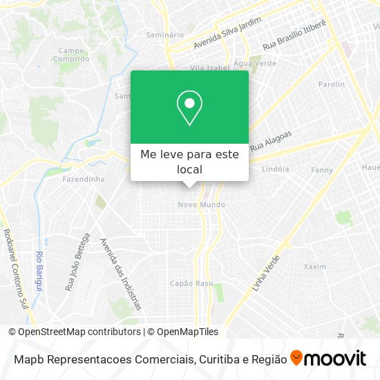 Mapb Representacoes Comerciais mapa