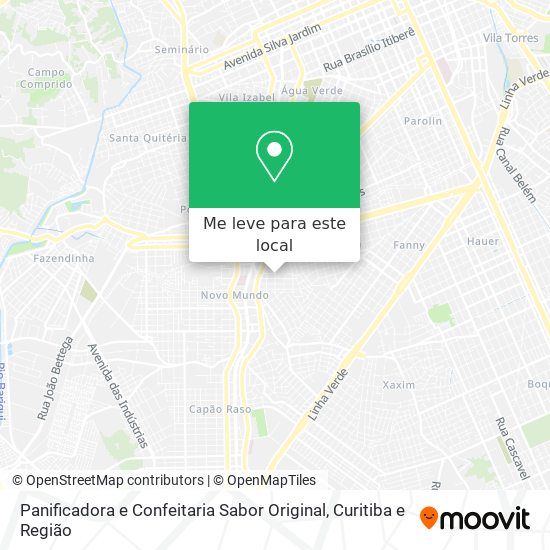 Panificadora e Confeitaria Sabor Original mapa