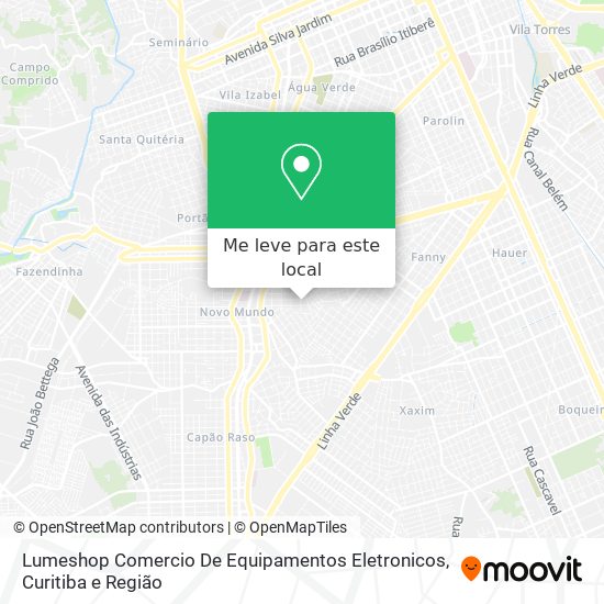 Lumeshop Comercio De Equipamentos Eletronicos mapa