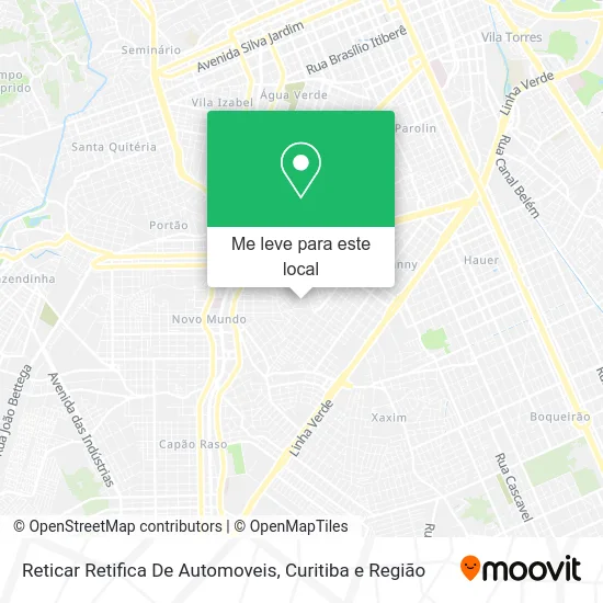 Reticar Retifica De Automoveis mapa