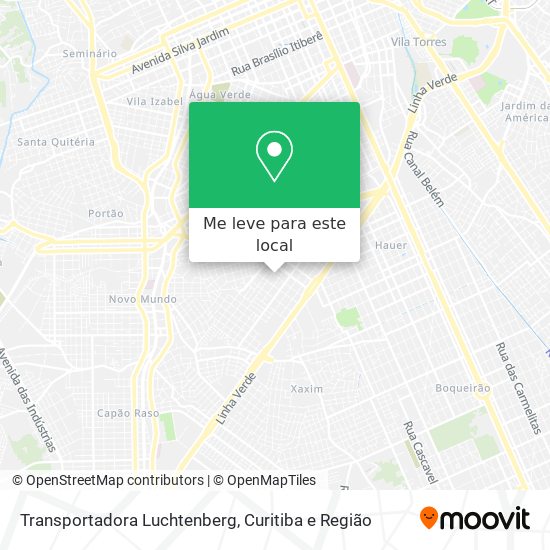 Transportadora Luchtenberg mapa