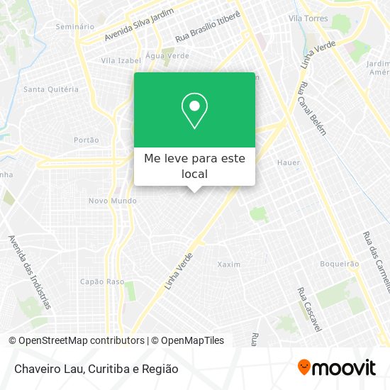 Chaveiro Lau mapa