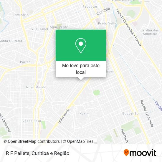 R F Pallets mapa