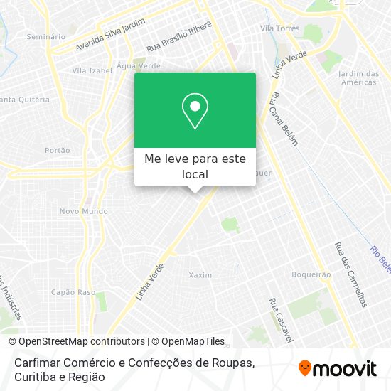Carfimar Comércio e Confecções de Roupas mapa