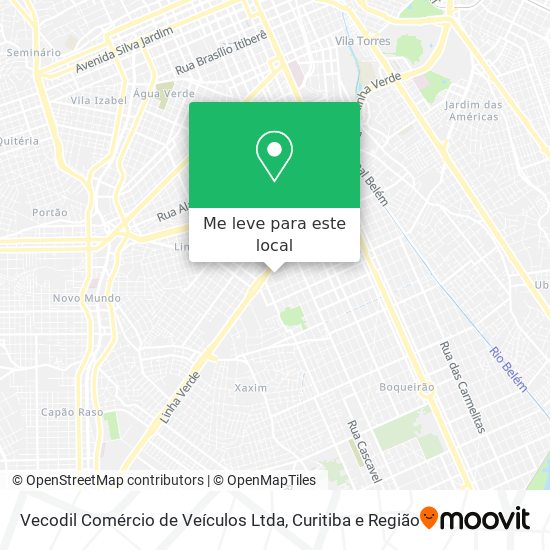 Vecodil Comércio de Veículos Ltda mapa