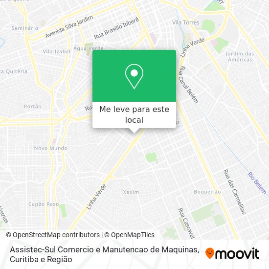 Assistec-Sul Comercio e Manutencao de Maquinas mapa