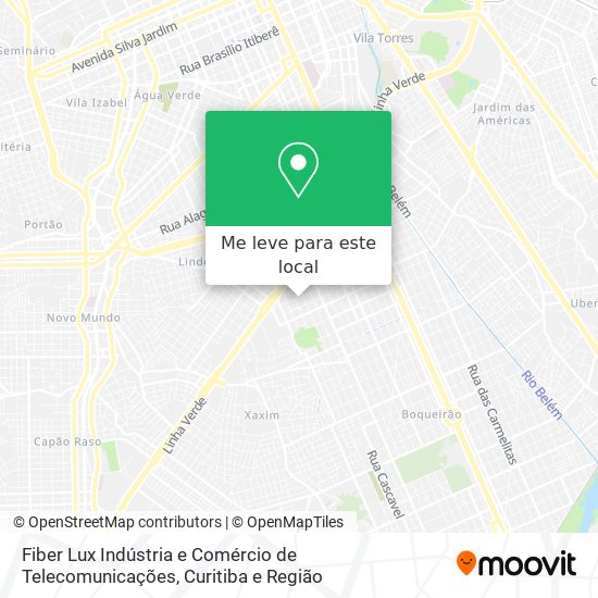 Fiber Lux Indústria e Comércio de Telecomunicações mapa