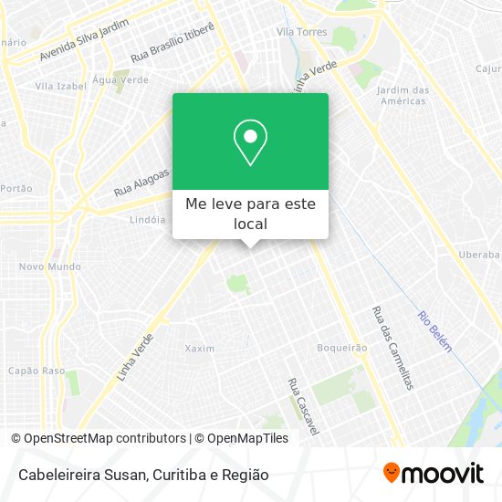 Cabeleireira Susan mapa