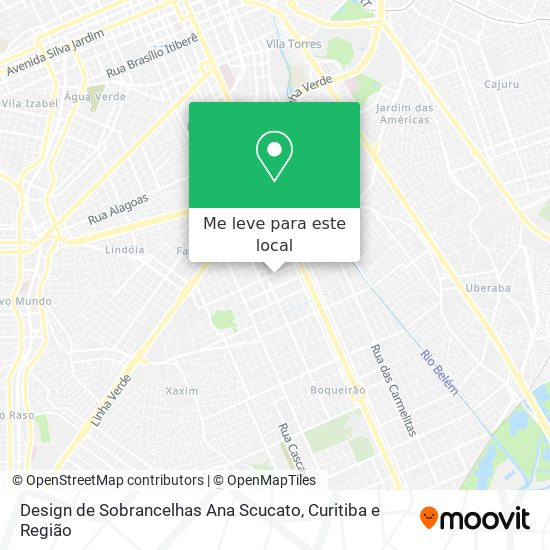Design de Sobrancelhas Ana Scucato mapa