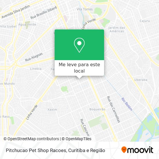 Pitchucao Pet Shop Racoes mapa