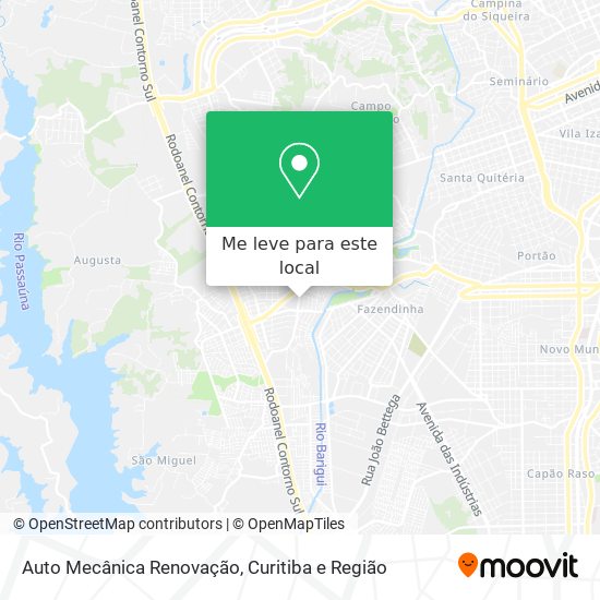 Auto Mecânica Renovação mapa
