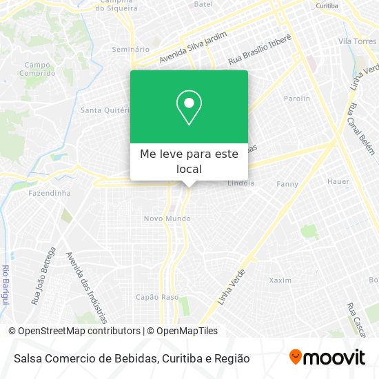 Salsa Comercio de Bebidas mapa