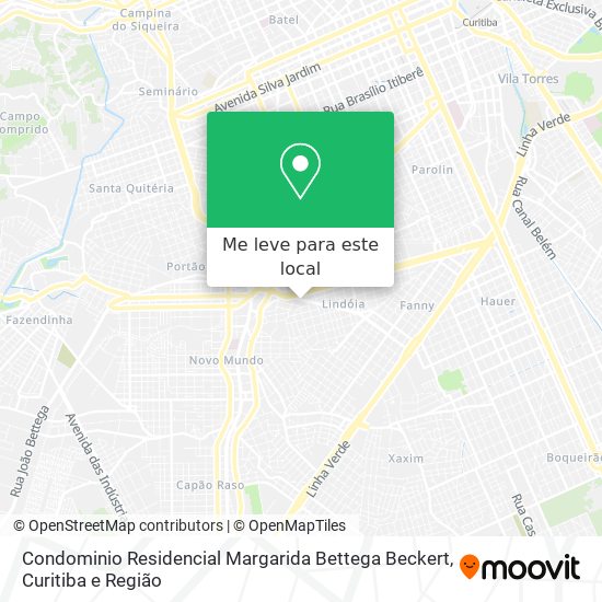 Condominio Residencial Margarida Bettega Beckert mapa