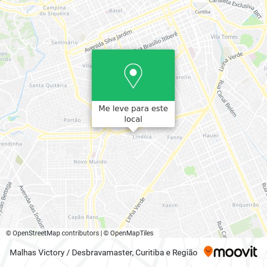 Malhas Victory / Desbravamaster mapa