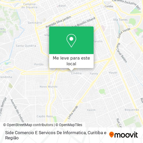 Side Comercio E Servicos De Informatica mapa