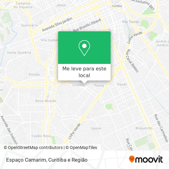 Espaço Camarim mapa