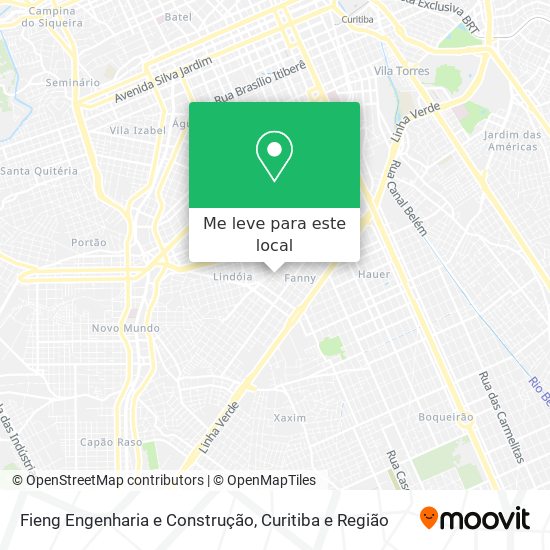 Fieng Engenharia e Construção mapa