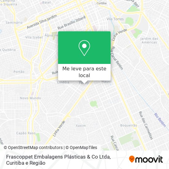 Frascoppet Embalagens Plásticas & Co Ltda mapa