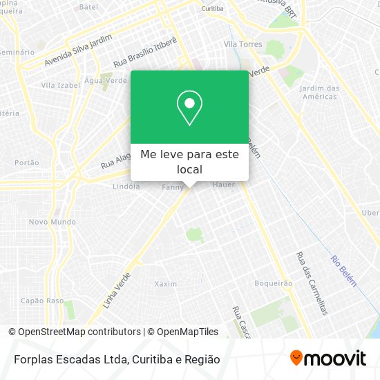 Forplas Escadas Ltda mapa