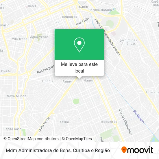 Mdm Administradora de Bens mapa