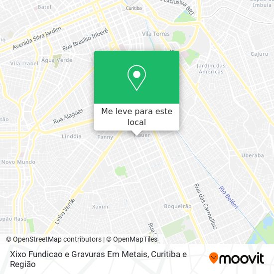 Xixo Fundicao e Gravuras Em Metais mapa