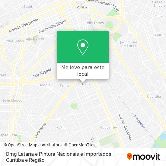 Dmg Lataria e Pintura Nacionais e Importados mapa