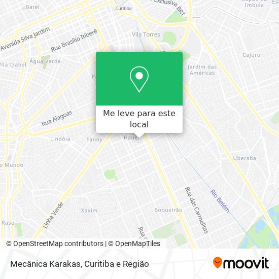 Mecânica Karakas mapa