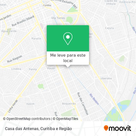 Casa das Antenas mapa