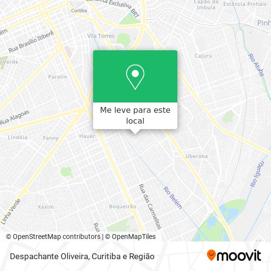 Despachante Oliveira mapa