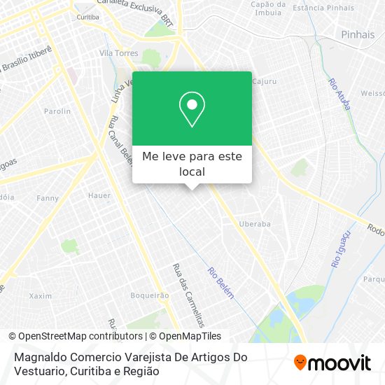 Magnaldo Comercio Varejista De Artigos Do Vestuario mapa