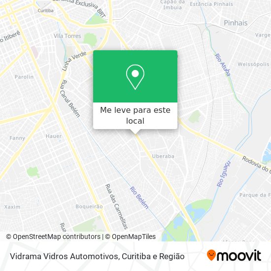 Vidrama Vidros Automotivos mapa