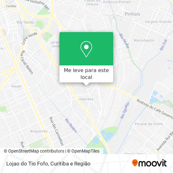 Lojao do Tio Fofo mapa