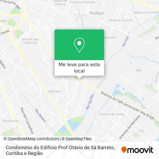 Condomínio do Edifício Prof Otávio de Sá Barreto mapa