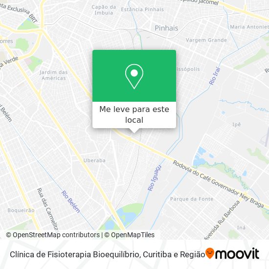 Clínica de Fisioterapia Bioequilíbrio mapa
