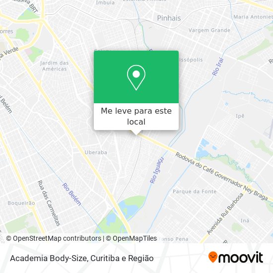 Academia Body-Size mapa