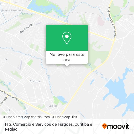 H S. Comercio e Servicos de Furgoes mapa