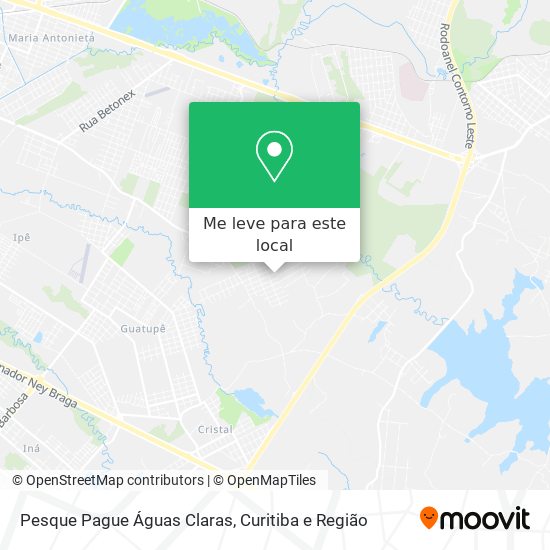 Pesque Pague Águas Claras mapa