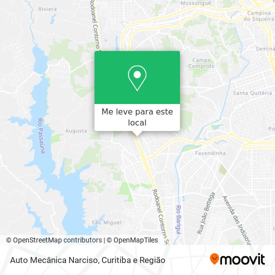 Auto Mecânica Narciso mapa