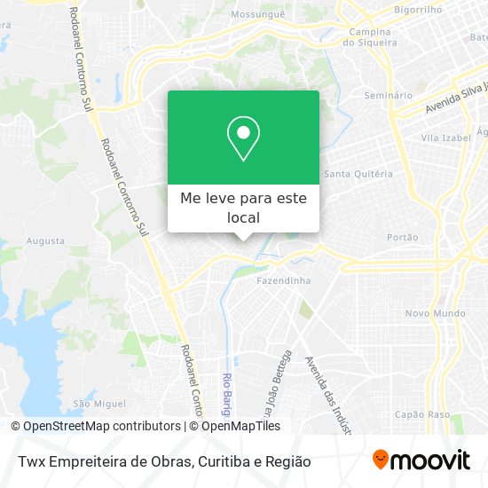 Twx Empreiteira de Obras mapa