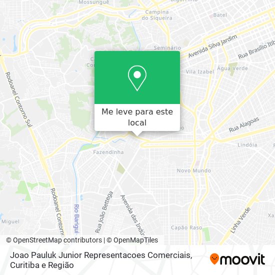 Joao Pauluk Junior Representacoes Comerciais mapa