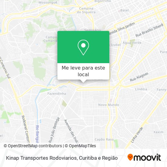 Kinap Transportes Rodoviarios mapa