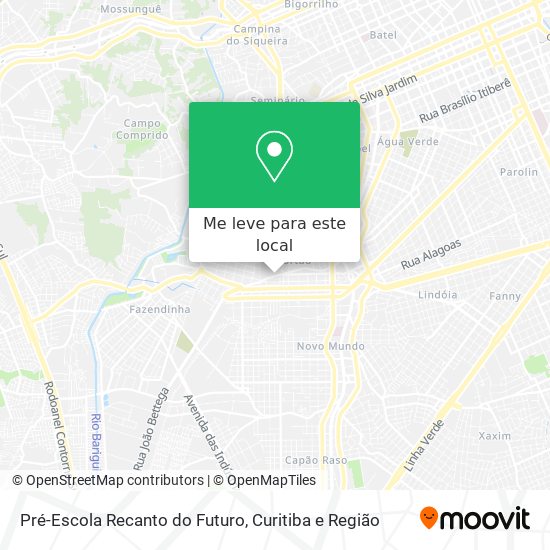 Pré-Escola Recanto do Futuro mapa