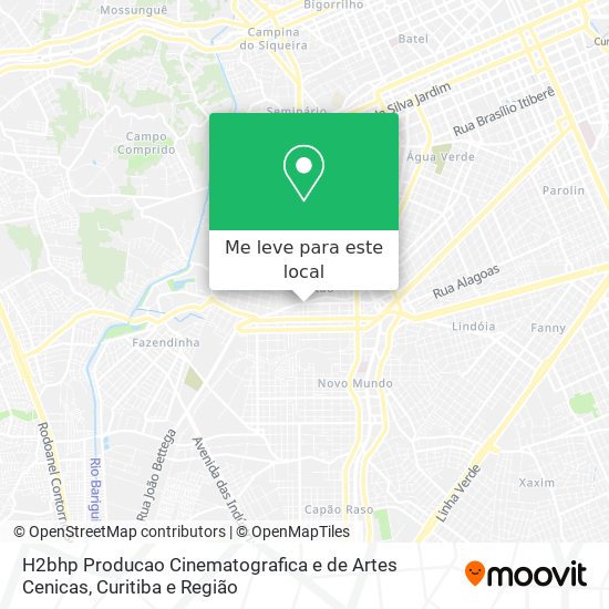 H2bhp Producao Cinematografica e de Artes Cenicas mapa