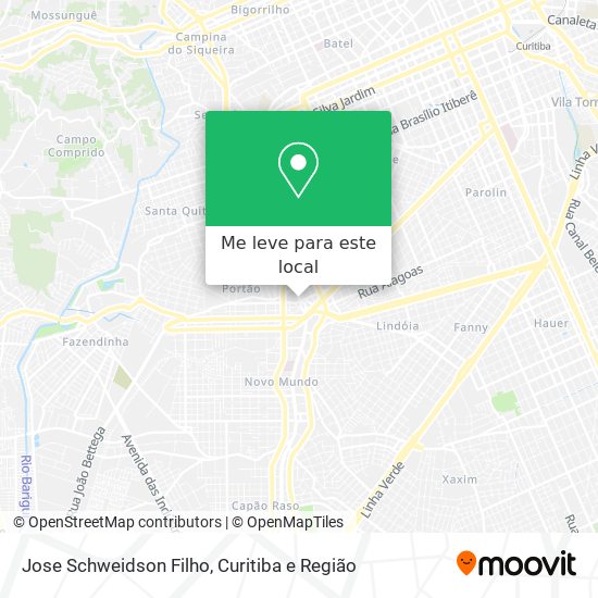 Jose Schweidson Filho mapa