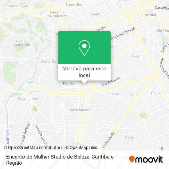 Encanto de Mulher Studio de Beleza mapa