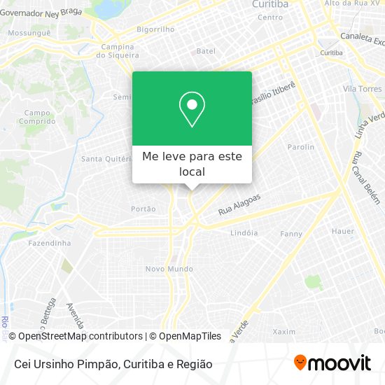 Cei Ursinho Pimpão mapa