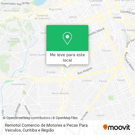 Remotol Comercio de Motores e Pecas Para Veiculos mapa