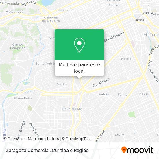Zaragoza Comercial mapa