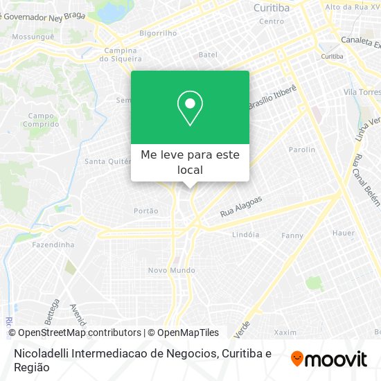 Nicoladelli Intermediacao de Negocios mapa